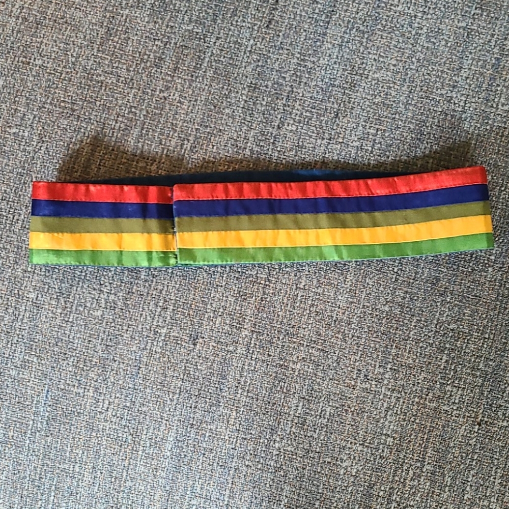 Handmade rainbow belt